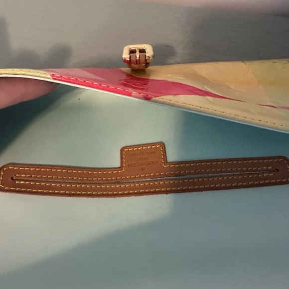 💯Louis Vuitton Rare Vintage long clutch vernis patent leather - Picture 12 of 13